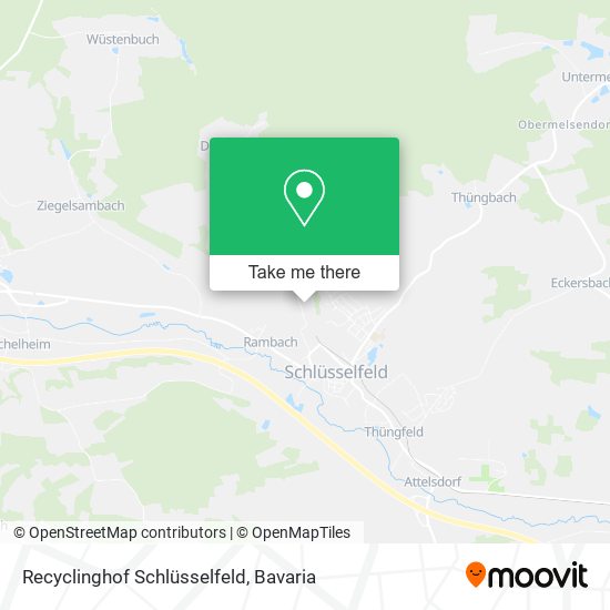 Recyclinghof Schlüsselfeld map