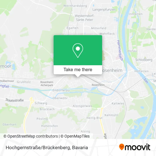 Карта Hochgernstraße/Brückenberg