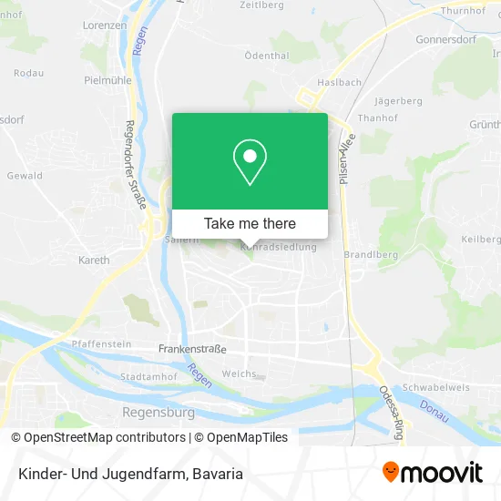 Карта Kinder- Und Jugendfarm