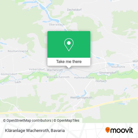 Kläranlage Wachenroth map