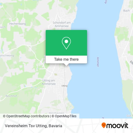 Vereinsheim Tsv Utting map