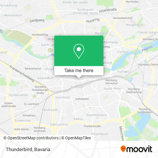 Карта Thunderbird