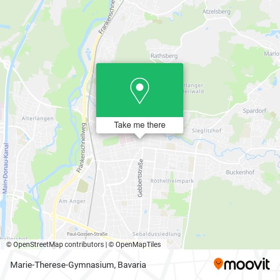 Marie-Therese-Gymnasium map
