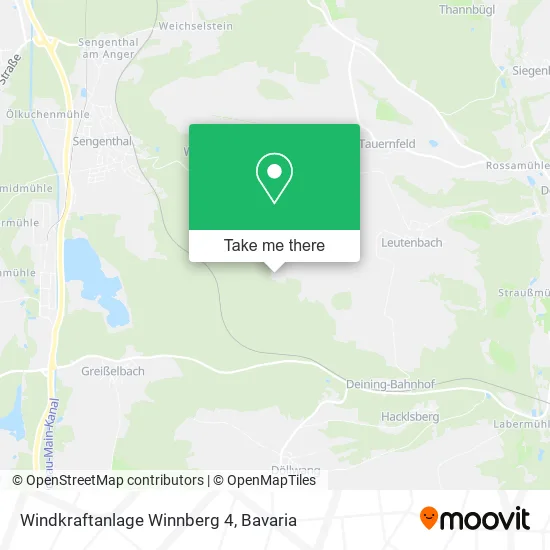 Карта Windkraftanlage Winnberg 4