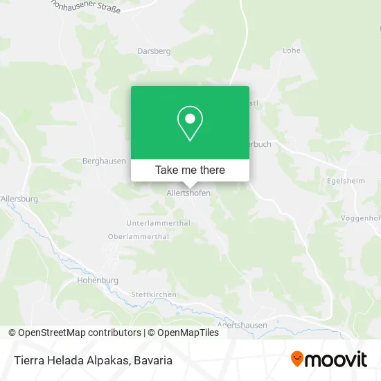 Карта Tierra Helada Alpakas