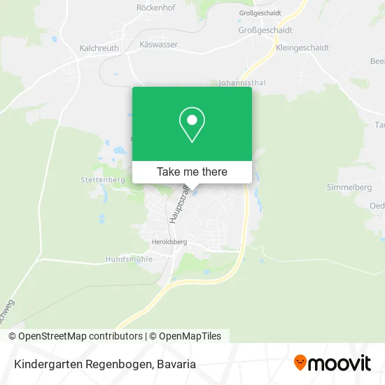 Карта Kindergarten Regenbogen