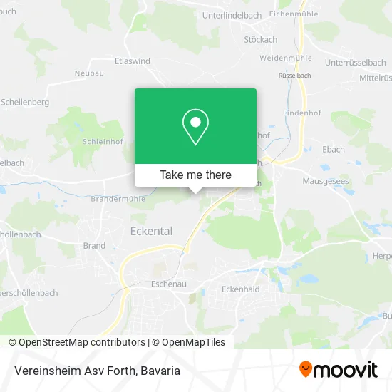 Карта Vereinsheim Asv Forth