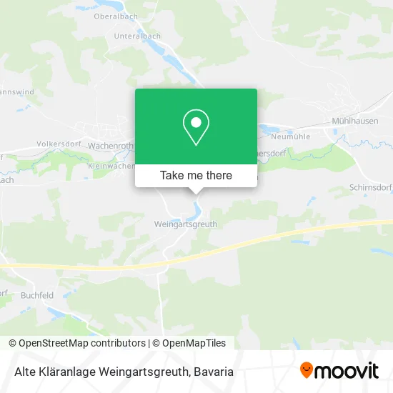 Карта Alte Kläranlage Weingartsgreuth