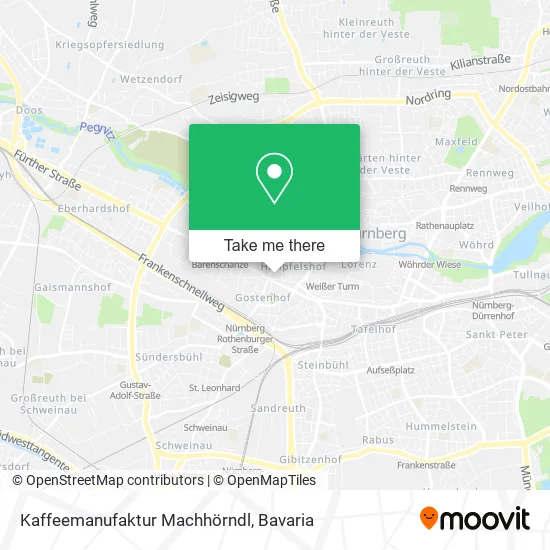 Карта Kaffeemanufaktur Machhörndl