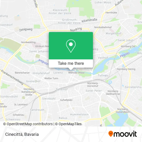 Карта Cinecittà