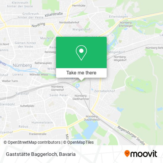 Gaststätte Baggerloch map
