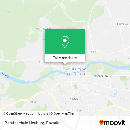 Карта Berufsschule Neuburg
