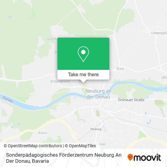 Карта Sonderpädagogisches Förderzentrum Neuburg An Der Donau