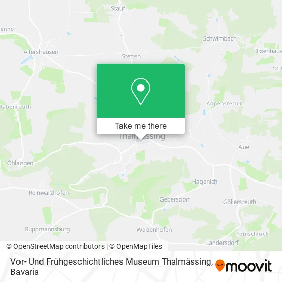 Карта Vor- Und Frühgeschichtliches Museum Thalmässing