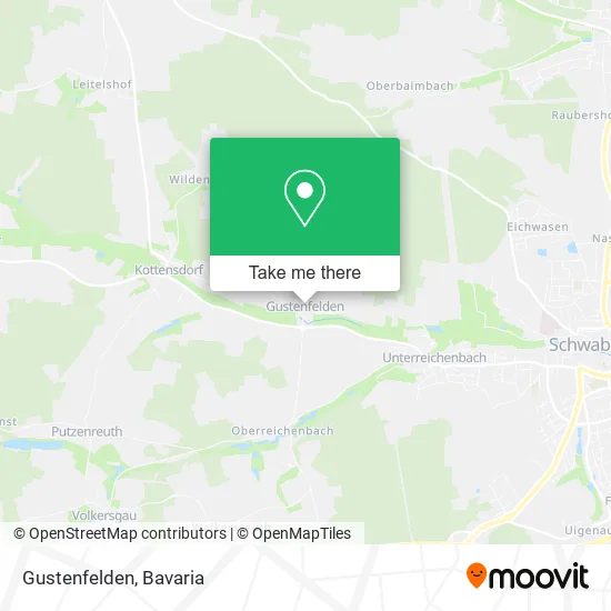 Карта Gustenfelden