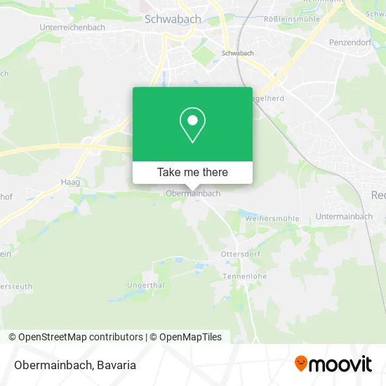 Карта Obermainbach