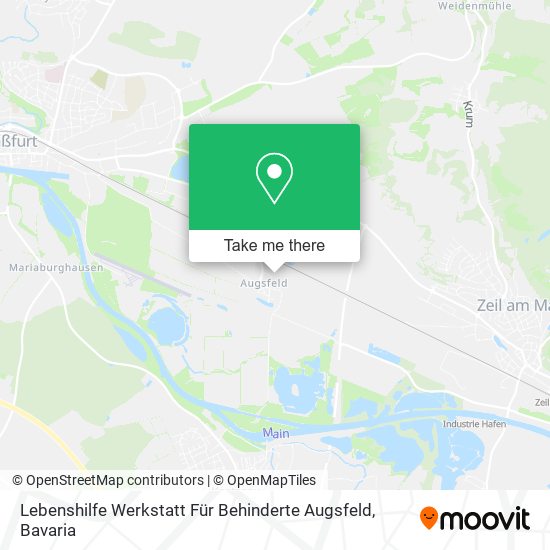 Lebenshilfe Werkstatt Für Behinderte Augsfeld map