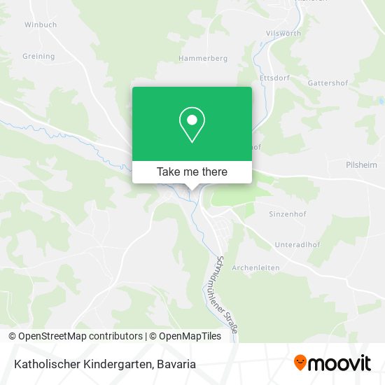 Katholischer Kindergarten map