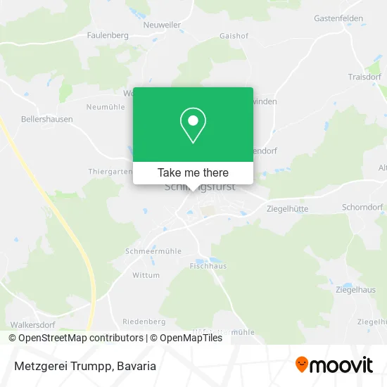 Карта Metzgerei Trumpp