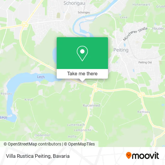 Карта Villa Rustica Peiting