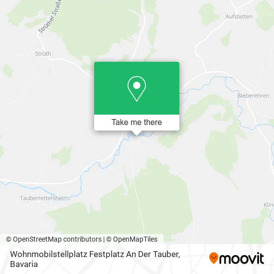 Карта Wohnmobilstellplatz Festplatz An Der Tauber