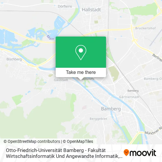 Otto-Friedrich-Universität Bamberg - Fakultät Wirtschaftsinformatik Und Angewandte Informatik map