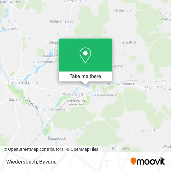 Карта Wiedersbach