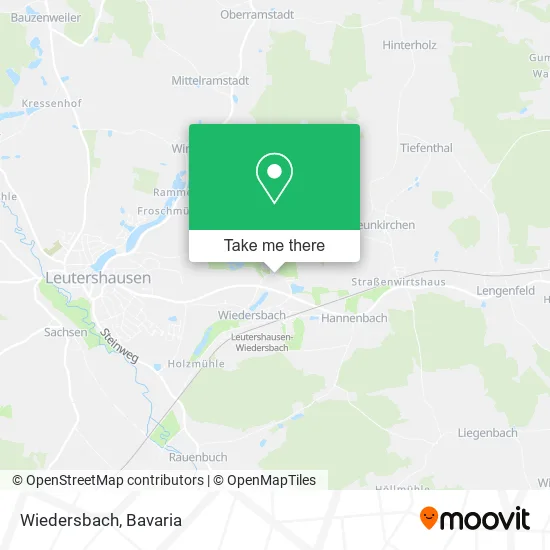 Карта Wiedersbach