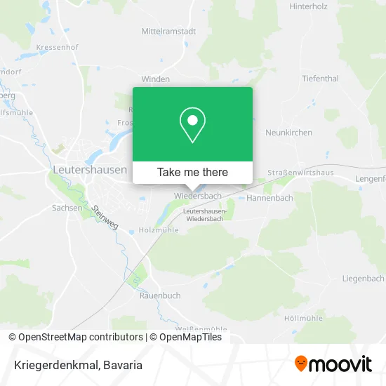 Карта Kriegerdenkmal