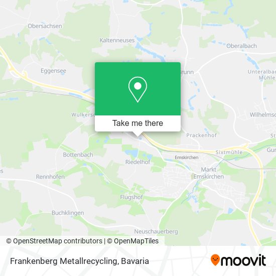 Карта Frankenberg Metallrecycling