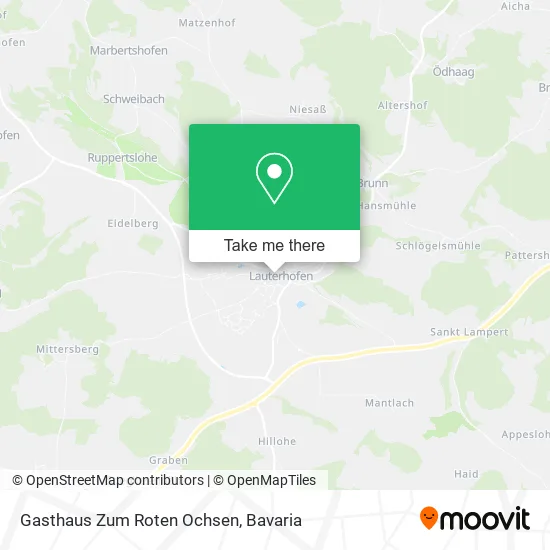 Карта Gasthaus Zum Roten Ochsen