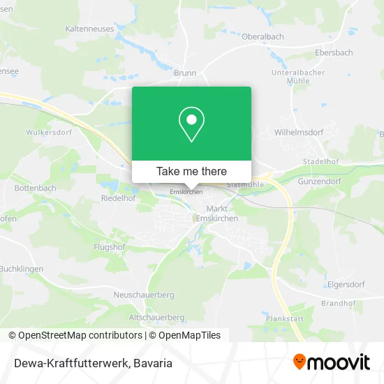 Карта Dewa-Kraftfutterwerk