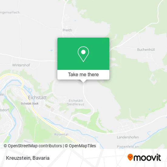 Карта Kreuzstein