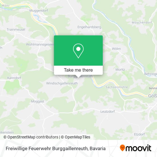 Карта Freiwillige Feuerwehr Burggaillenreuth