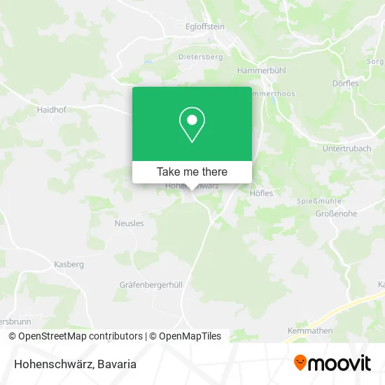 Карта Hohenschwärz