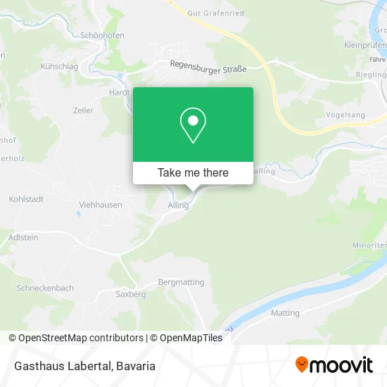 Карта Gasthaus Labertal
