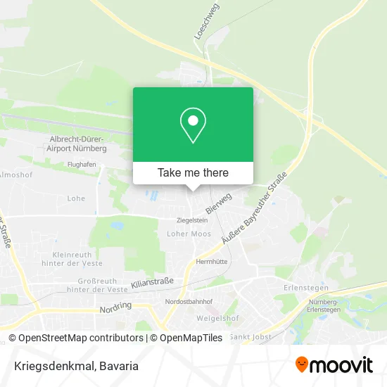 Карта Kriegsdenkmal