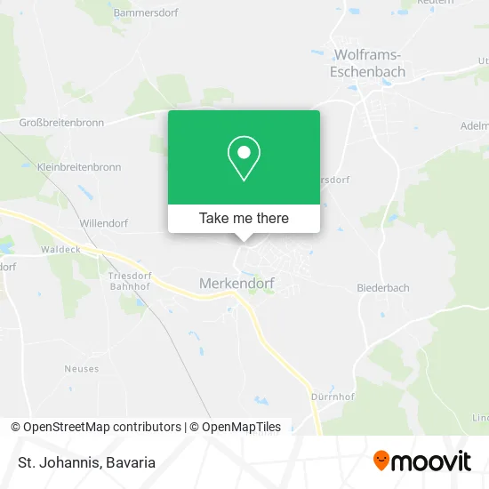 Карта St. Johannis