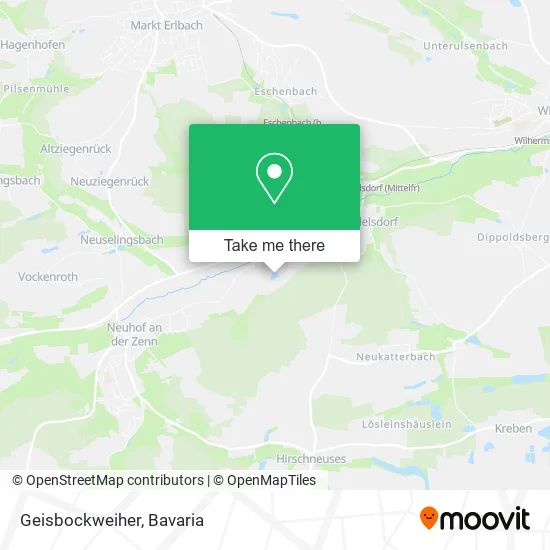 Карта Geisbockweiher