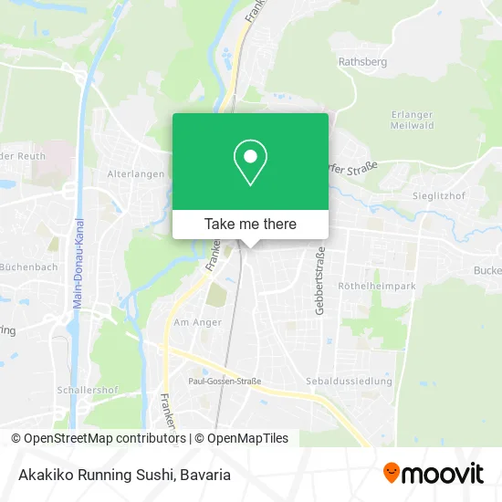 Карта Akakiko Running Sushi