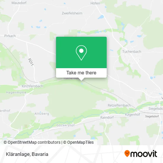 Карта Kläranlage