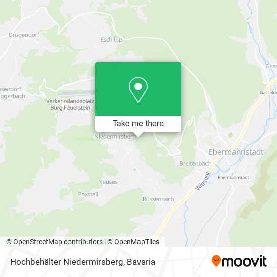 Карта Hochbehälter Niedermirsberg