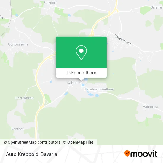 Карта Auto Kreppold