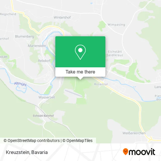 Карта Kreuzstein