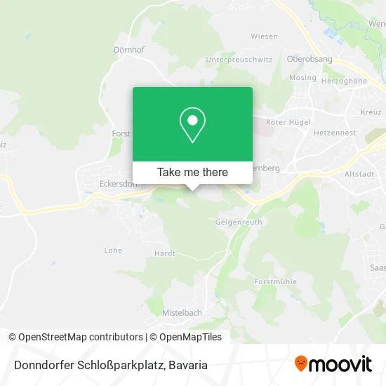 Карта Donndorfer Schloßparkplatz