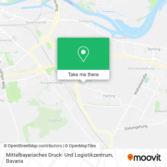 Карта Mittelbayerisches Druck- Und Logistikzentrum