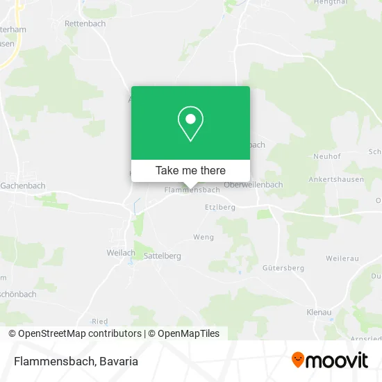 Карта Flammensbach
