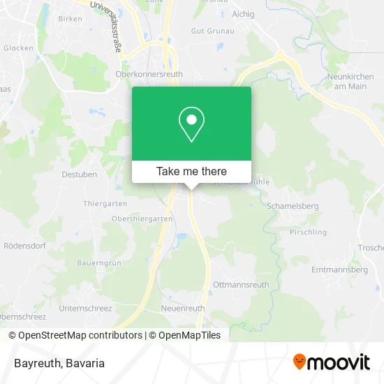 Карта Bayreuth
