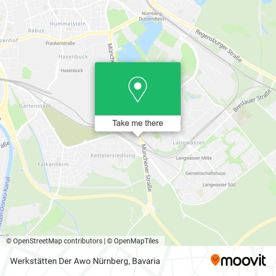 Werkstätten Der Awo Nürnberg map