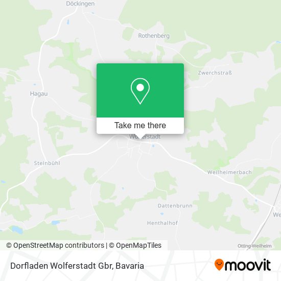 Dorfladen Wolferstadt Gbr map